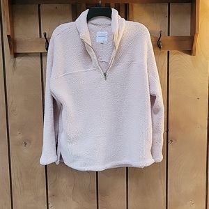 Thread & Supply Pullover 1/4 Zip Sweater With Pockets